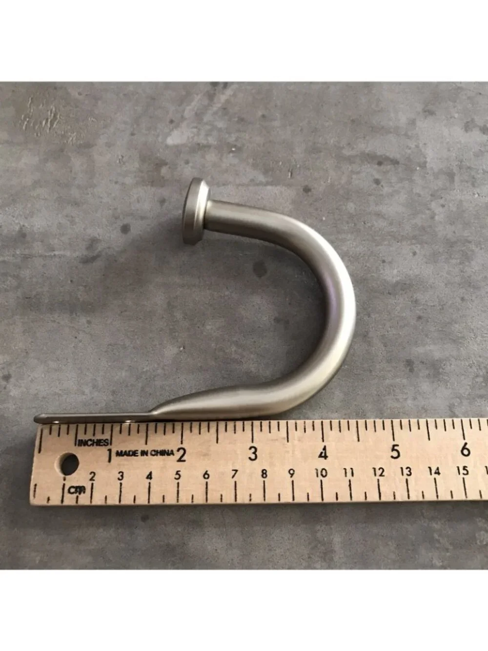 Pottery Barn Teen Classic Holdbacks Nickel Window Decor Metal PB Curtain Hooks